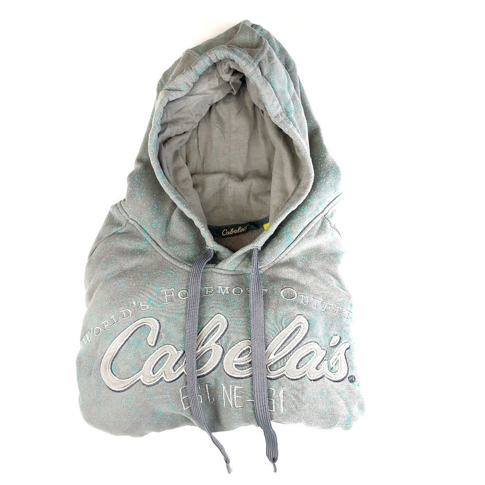Cabela Women Outdoor Hoodie Gray Small